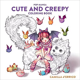 Pop Manga Cute and Creepy Coloring Book cover