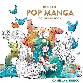 Best of Pop Manga Coloring Book cover