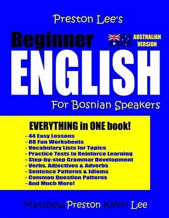 Preston Lee's Beginner English For Bosnian Speakers (Australian) cover