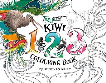 The Great Kiwi 123 Colouring Book cover