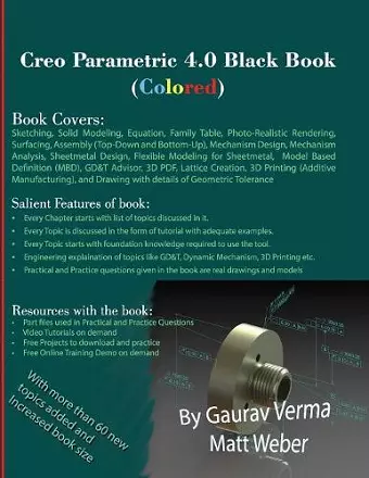 Creo Parametric 4.0 Black Book (Colored) cover