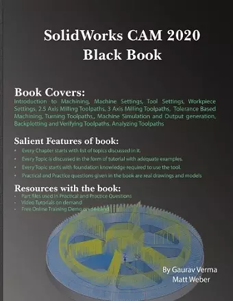 SolidWorks CAM 2020 Black Book cover