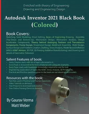 Autodesk Inventor 2021 Black Book (Colored) cover