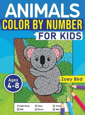 Animals Color by Number for Kids cover