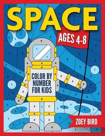 Space Color by Number for Kids cover