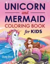 Unicorn and Mermaid Coloring Book for Kids cover