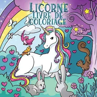 Licorne livre de coloriage cover