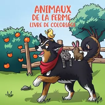 Animaux de la ferme livre de coloriage cover