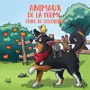 Animaux de la ferme livre de coloriage cover