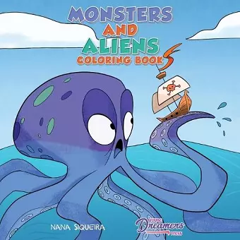 Monsters and Aliens Coloring Book cover