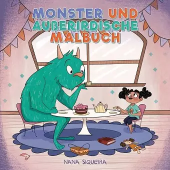 Monster und Außerirdische Malbuch cover