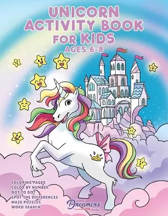 Unicorn Activity Book for Kids Ages 6-8 cover