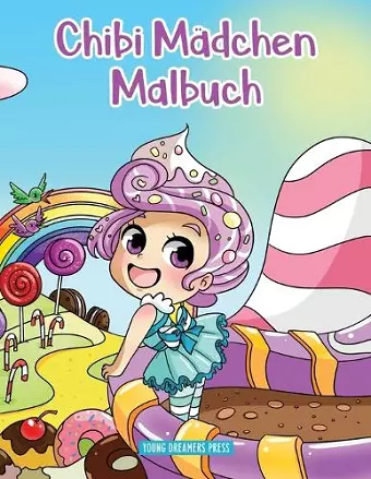 Chibi Mädchen Malbuch cover