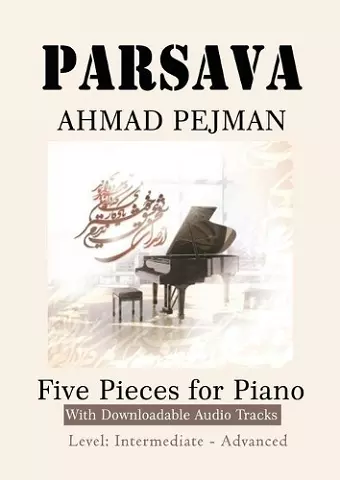 PARSAVA, Five Pieces for solo Piano cover