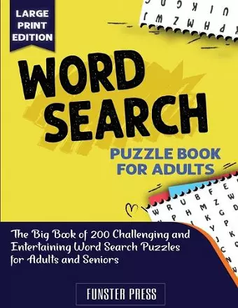 Word Search Puzzle Book for Adults cover