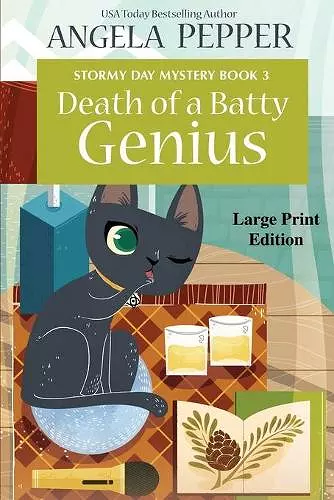 Death of a Batty Genius - Large Print cover