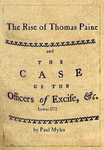 The Rise of Thomas pPaine cover