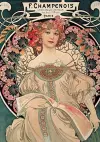 Carnet Blanc, Affiche Mucha, Imprimerie Champenois cover