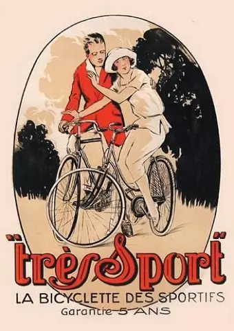 Carnet Blanc, Affiche "Très Sport" Bicyclette cover