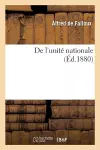 de l'Unité Nationale cover