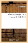 a la Mémoire de Léon Franchetti cover