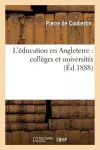 L'Éducation En Angleterre: Collèges Et Universités cover