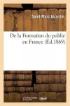 de la Formation Du Public En France cover