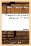 Oeuvres de Saint-Simon & d'Enfantin. Volume 45 cover