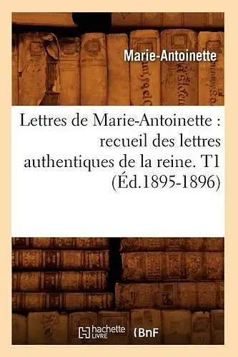 Lettres de Marie-Antoinette cover