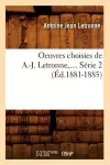 Oeuvres Choisies de A.-J. Letronne. Série 2 (Éd.1881-1885) cover