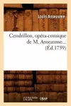 Cendrillon, Opéra-Comique de M. Anseaume (Éd.1759) cover