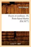 Foyers Et Coulisses. 10, Porte-Saint-Martin (Éd.1877) cover