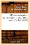 Mémoires Du Prince de Talleyrand. V. 1832-1834. Index (Éd.1891-1892) cover