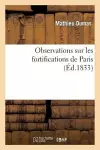 Observations Sur Les Fortifications de Paris cover