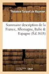 Sommaire Description de la France, Allemagne, Italie & Espagne cover