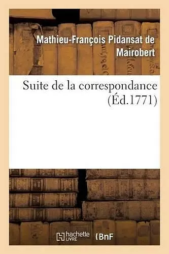 Suite de la Correspondance cover