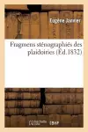 Fragmens Sténographiés Des Plaidoiries cover