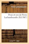 Prose Et Vers cover