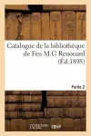 Catalogue de la Bibliothèque de Feu M.G Renouard. Partie 2 cover