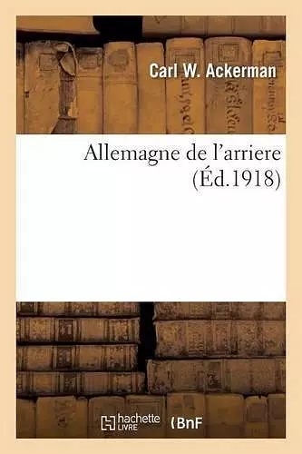Allemagne de l'Arriere cover