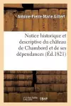 Notice Historique Et Descriptive Du Château de Chambord Et de Ses Dépendances cover