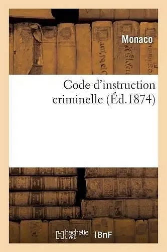 Code d'Instruction Criminelle cover