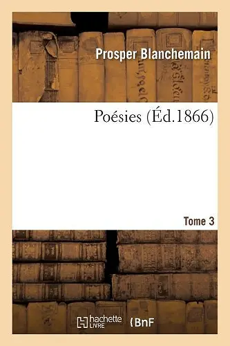 Poésies. Tome 3 cover