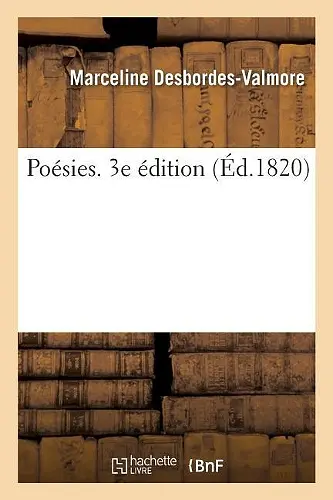 Poésies. 3e Édition cover