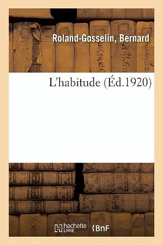 L'Habitude cover