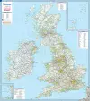 Great Britain & Ireland - Michelin rolled & tubed wall map Encapsulated cover