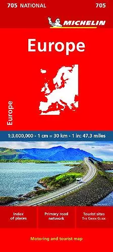 Europe - Michelin National Map 705 cover