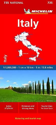 Italy - Michelin National Map 735 cover