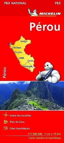 Peru - Michelin National Map 763 cover