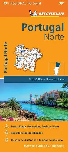 Portugal Norte - Michelin Regional Map 591 cover